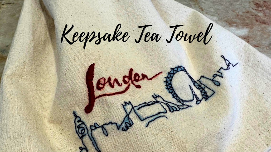 Tea Towel with Iron-on Transfer Pens