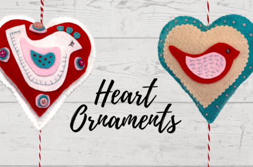 Trio of Heart Ornaments