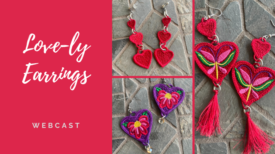 Freestanding Lace Earrings Webcast