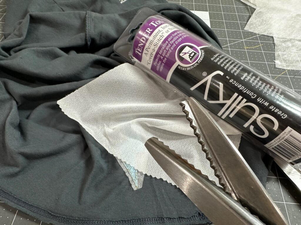 cutting Tender Touch with Pinking Shears