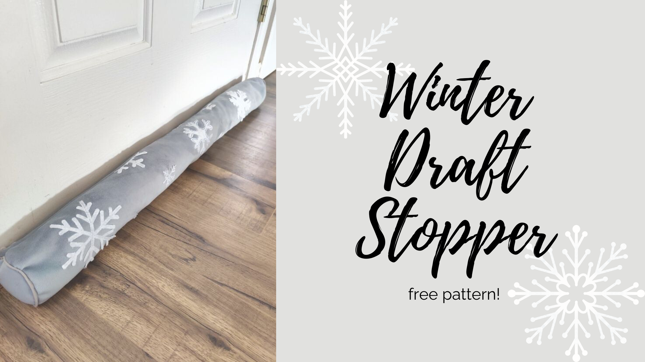 Free Draft Stopper Pattern for Designer Decor - Sulky