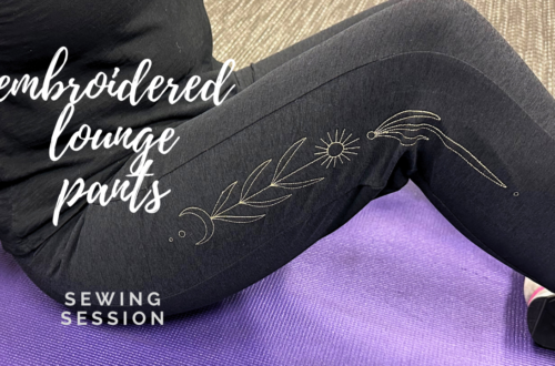 Embroidered Lounge Pants