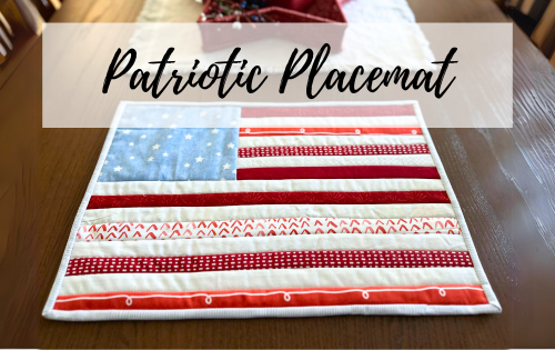 American Flag Placemat