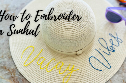 Embroider a Sunhat