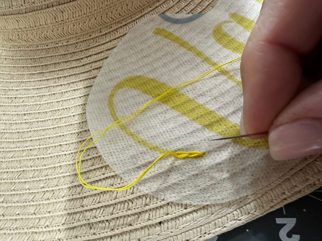 how to stitch a chain stitch