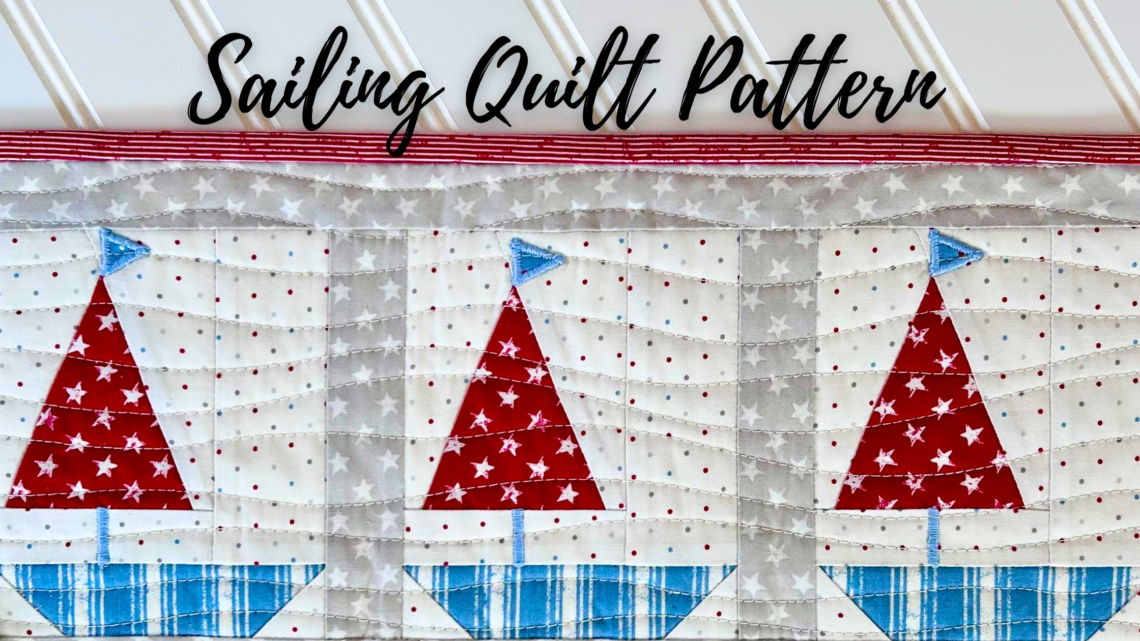 Sailboat Quilt Table Runner