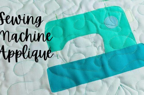 sewing machine applique