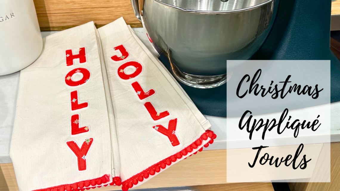 Christmas Appliqué Towels