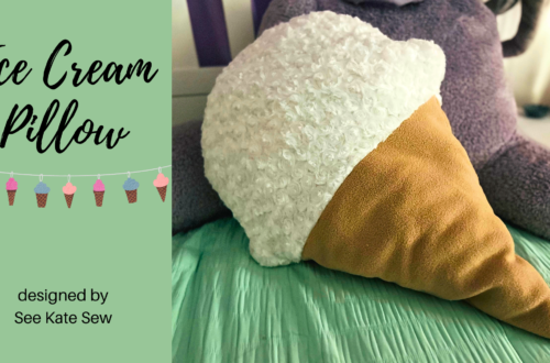 Ice Cream Pillow