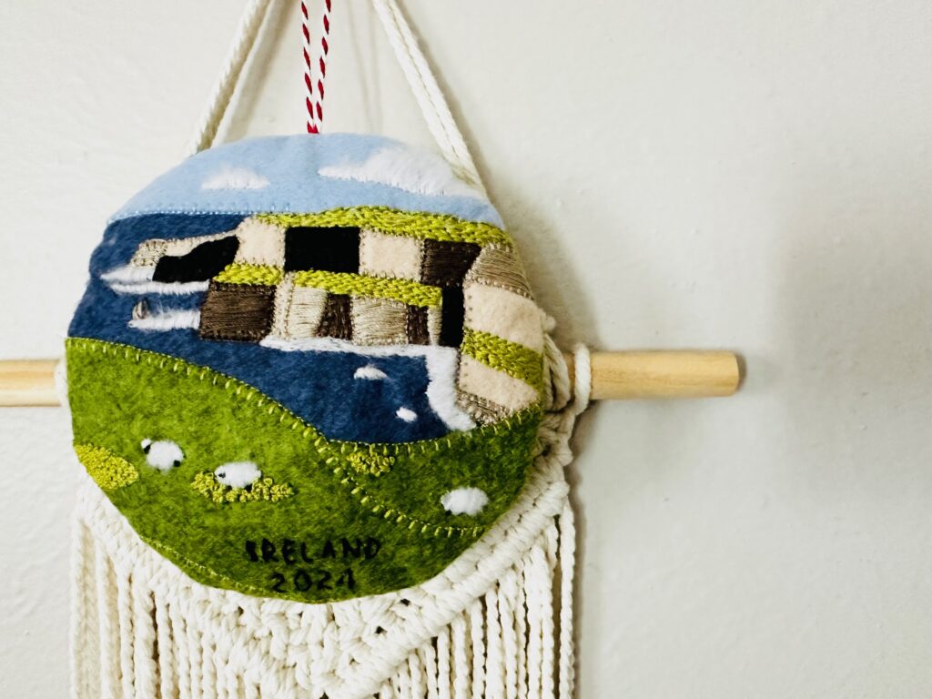 hanging Ireland Ornament