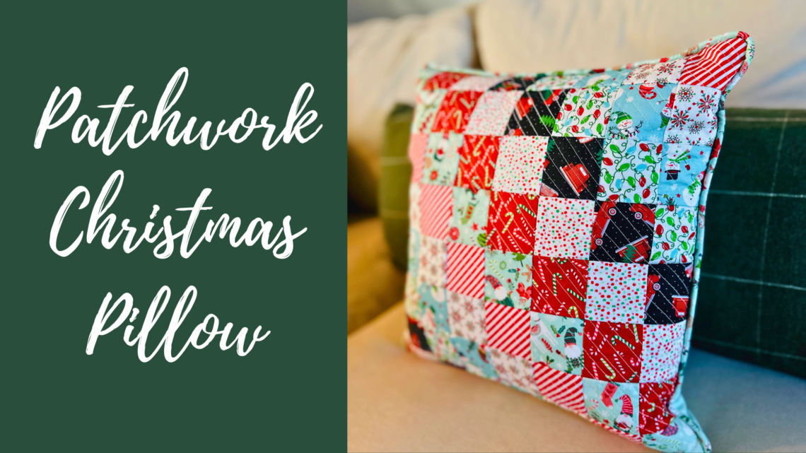 Patchwork Christmas Pillow