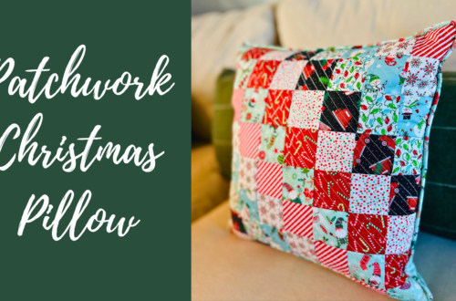 Patchwork Christmas Pillow