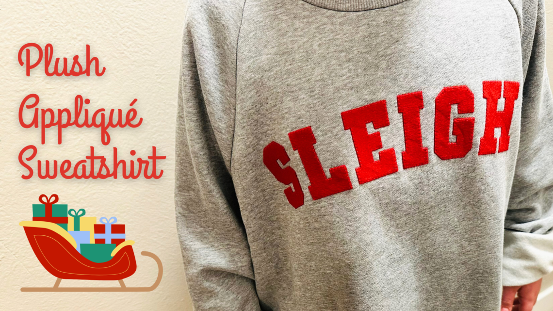 Sleigh Appliqué Sweatshirt