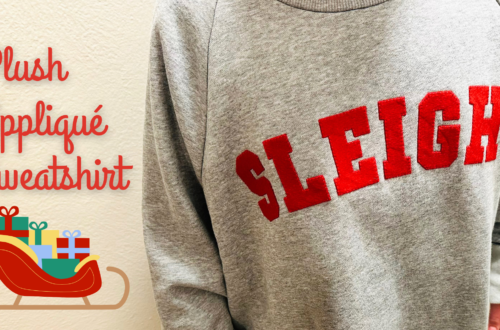 Sleigh Appliqué Sweatshirt