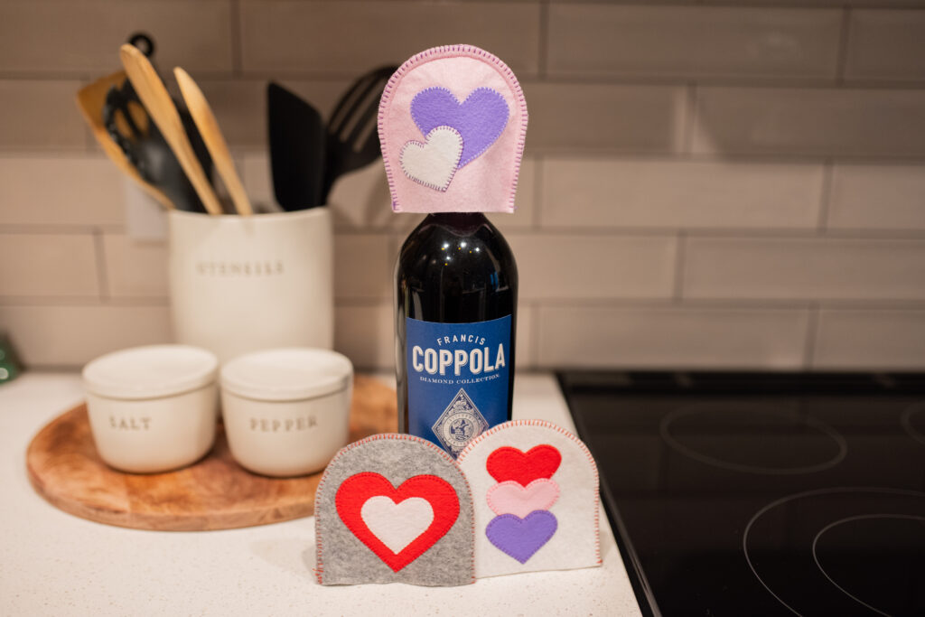 Heart Felt Bottle Toppers