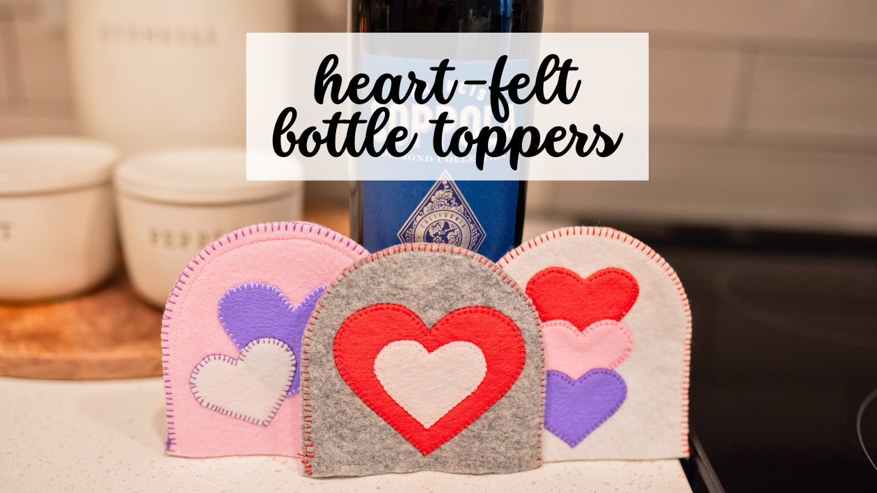 felt bottle toppers