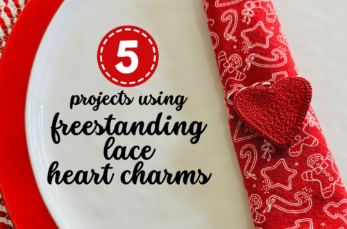 5 projects for freestanding lace hearts