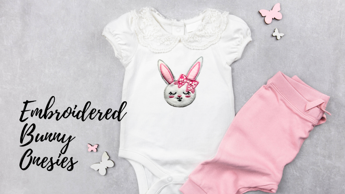 Embroidered Bunny Onesies