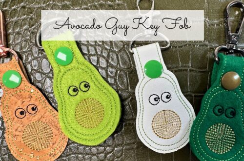 Avocado Guy Key Fob