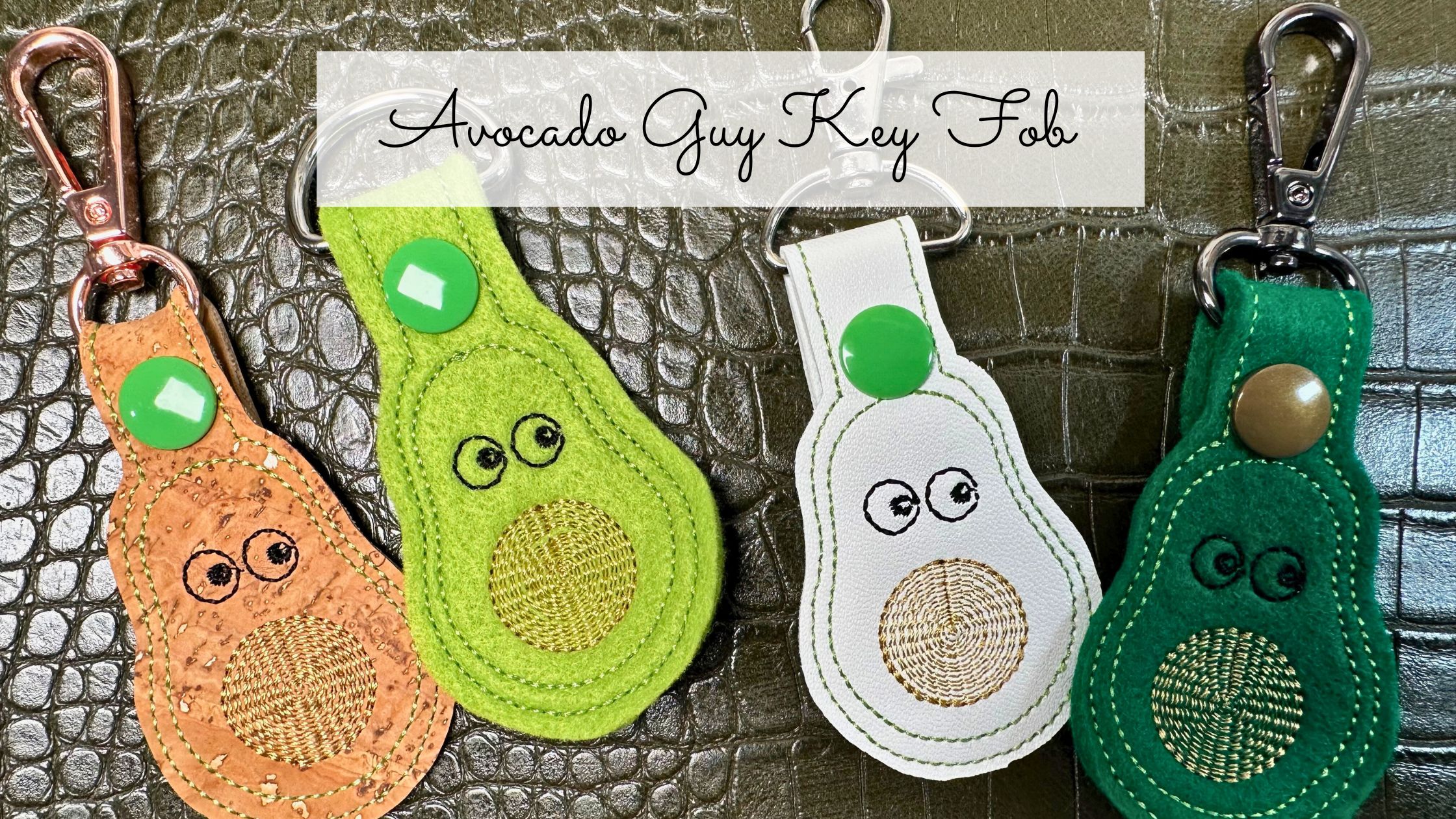 Avocado Guy Key Fob