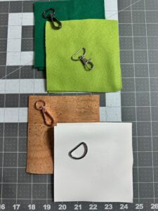 materials for Avocado stitchout