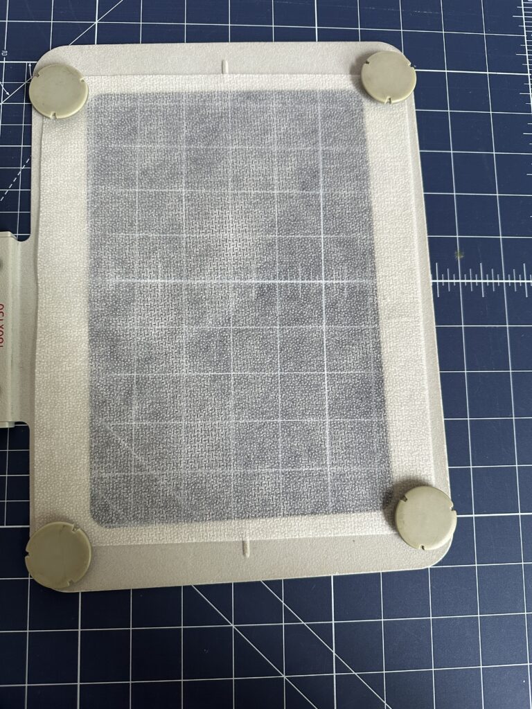 hooping soft n sheer for towel embroidery