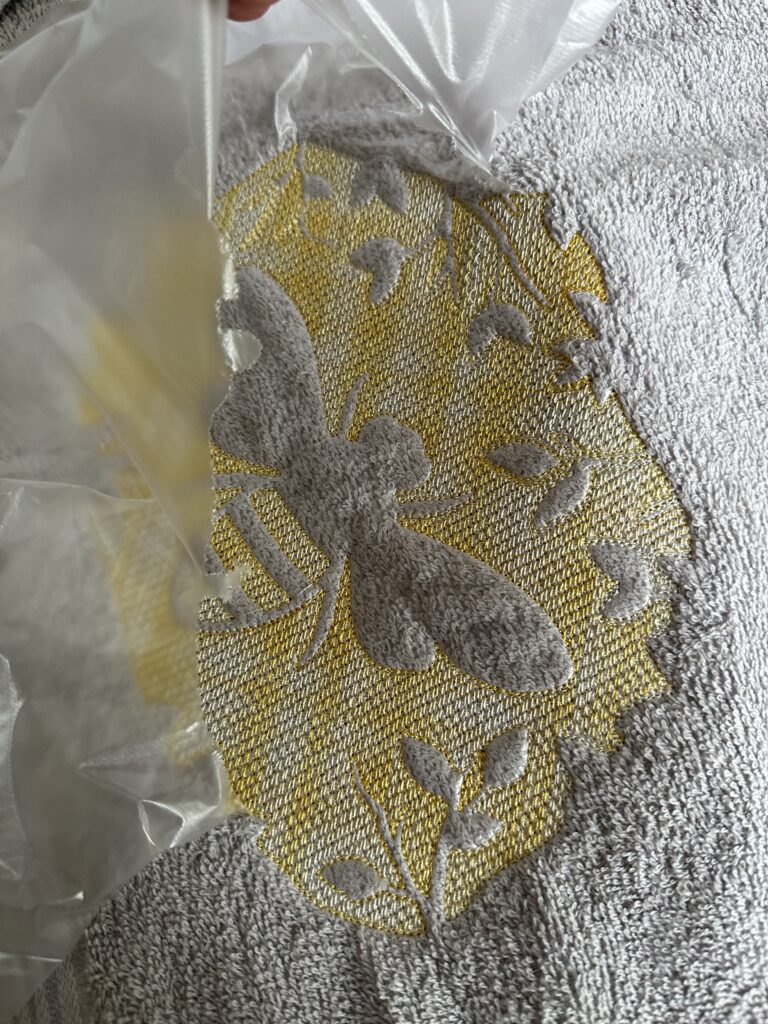removing solvy stabilizer