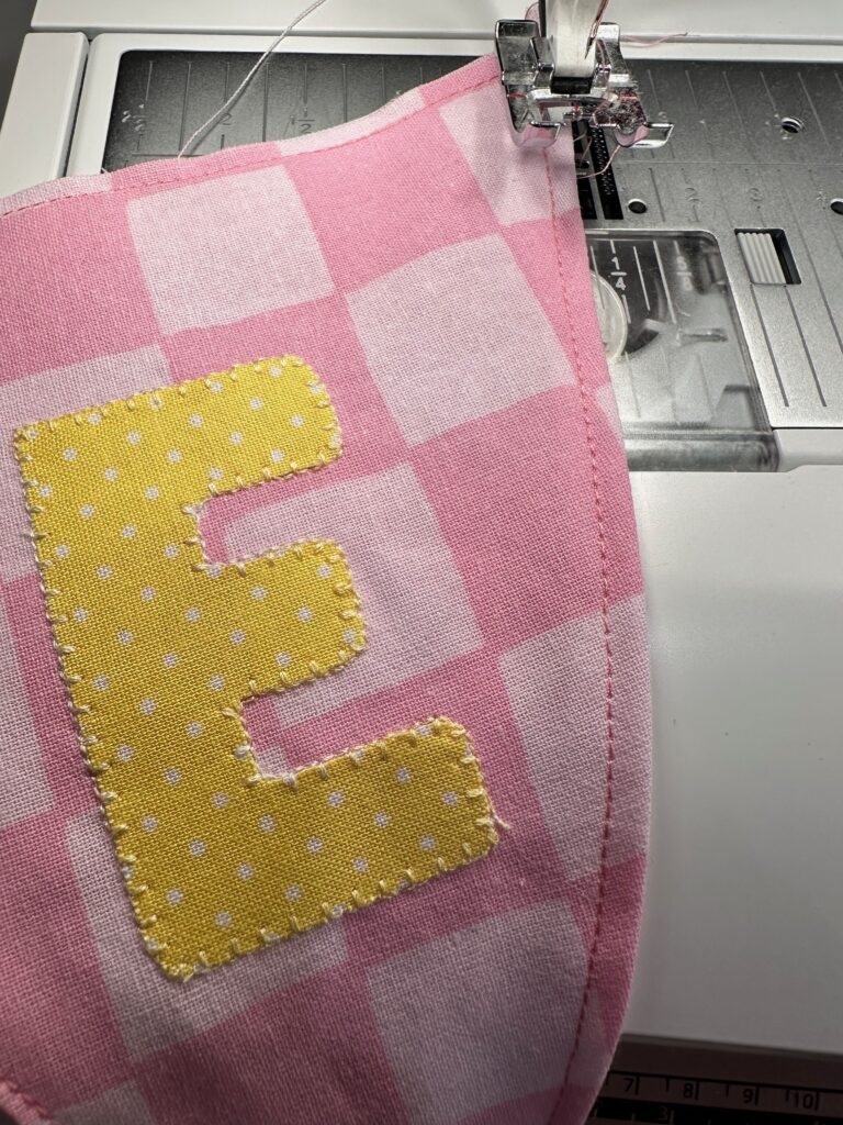 topstitching flag