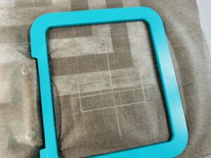 marking design location on stabilizer