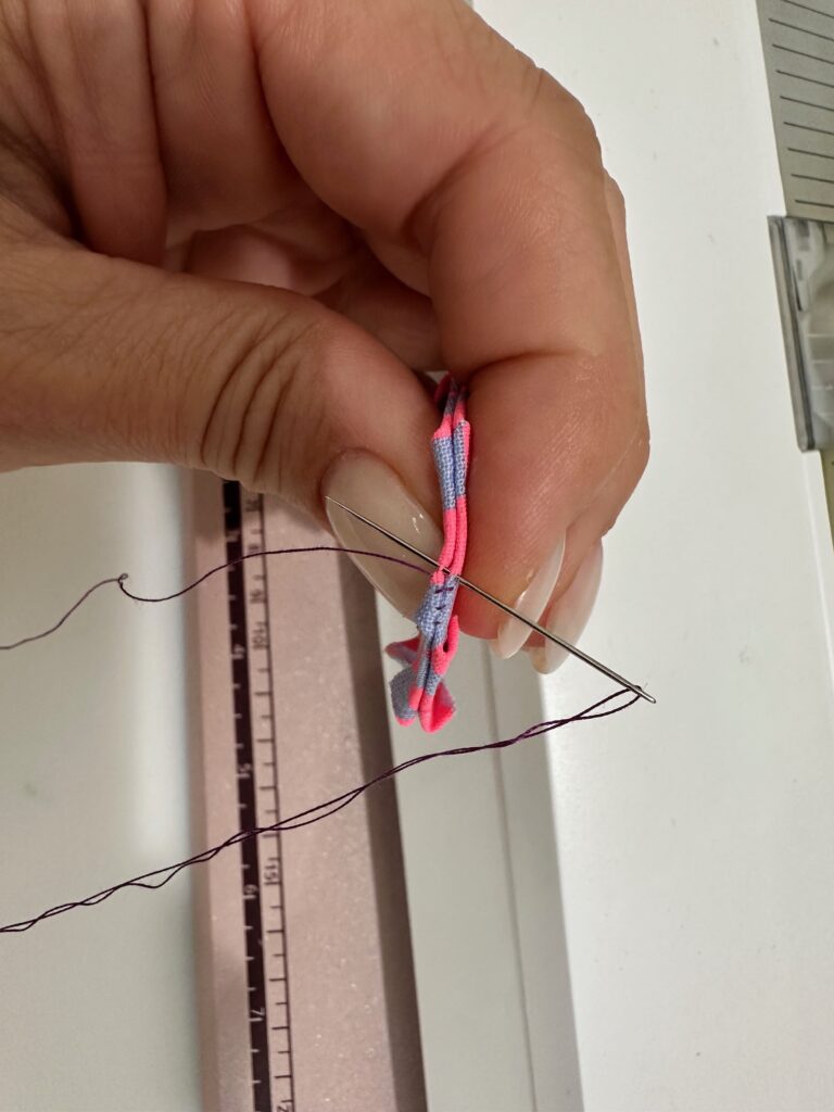 EPP hexagons hand sewing