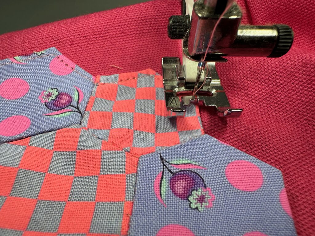 stitching EPP appliqué