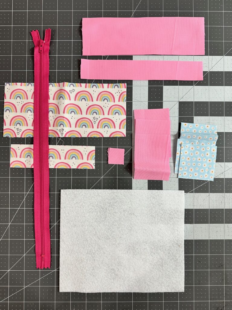 Flying Geese Pencil Pouch supplies