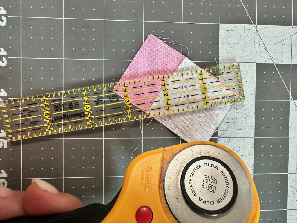 ruler for trimming block