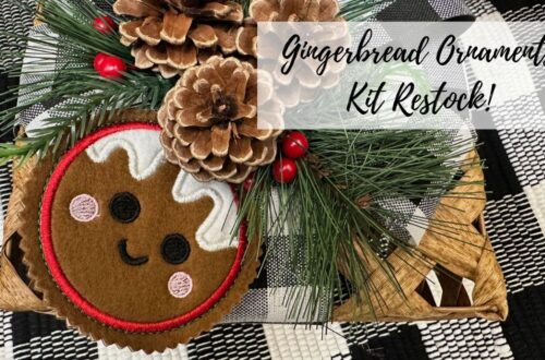 Gingerbread Ornaments Kit Restock!