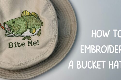 how to embroider a bucket hat