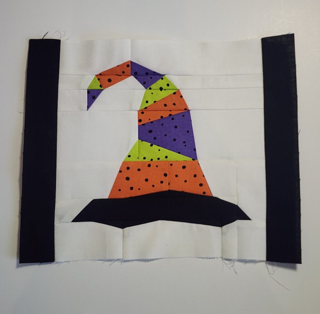 witch tote block with borders attached