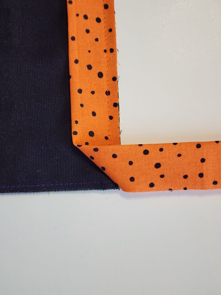 mitering binding corner