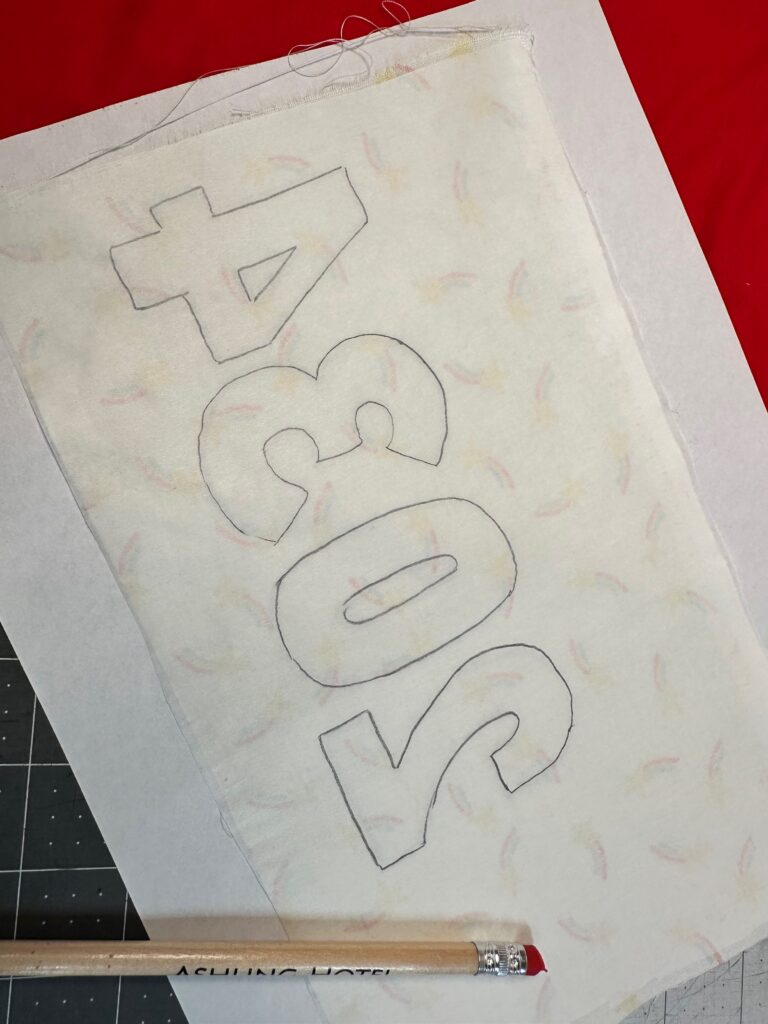 fusing perfect applique to fabric