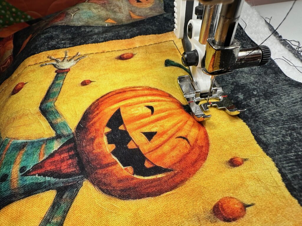 quilting the Halloween Creepin it Real Table Runner