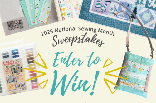 National Sewing Month Sweestakes with Sulky