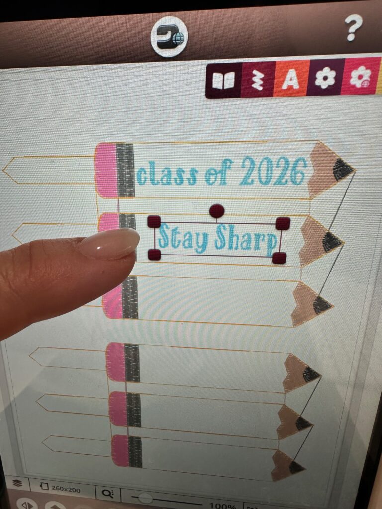 customizinf teacher tabs with phrases and years