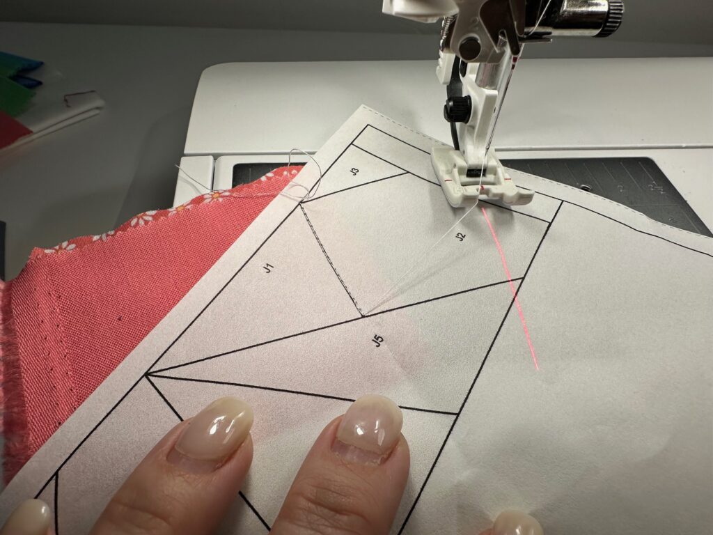 foundation paper piecing with Sulky Paper Solvy