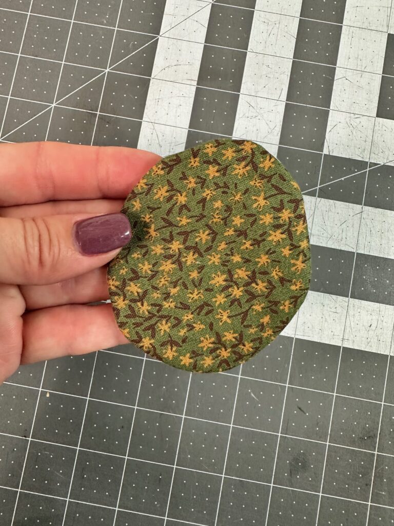 turn patch right side out through slit