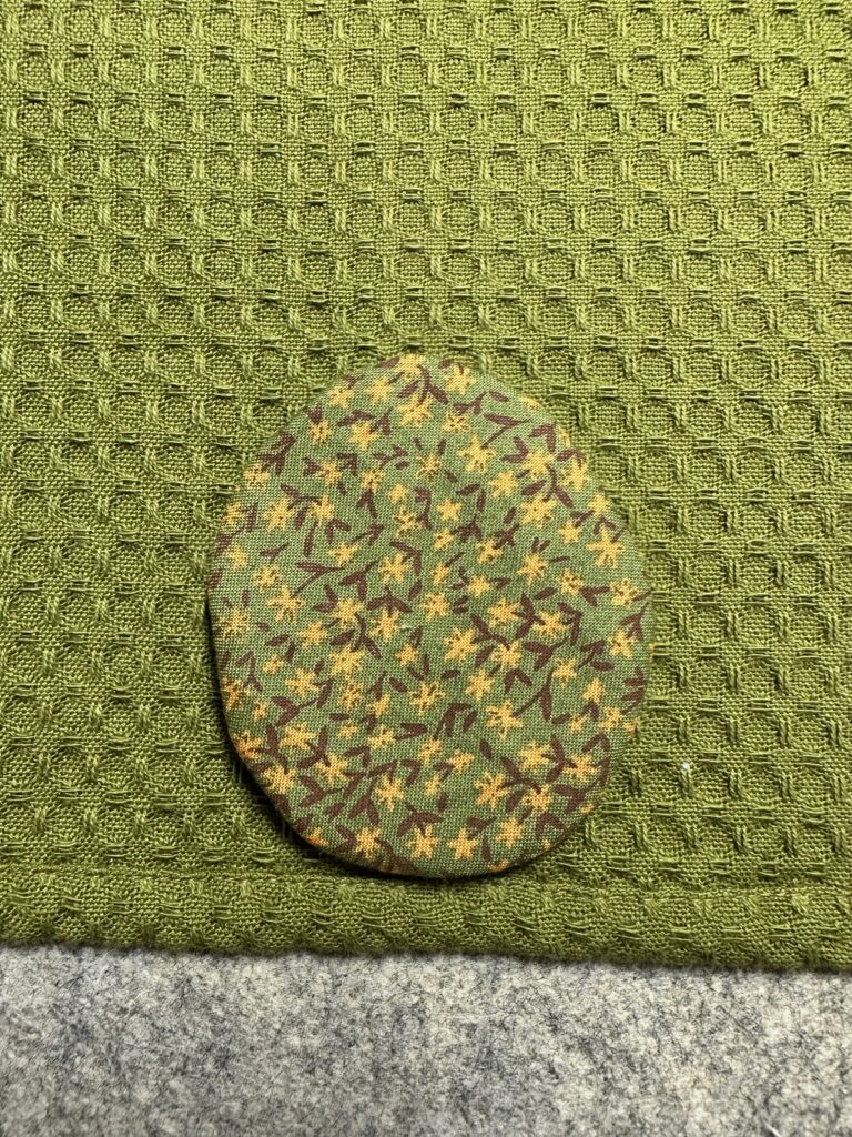 patch fused to towel