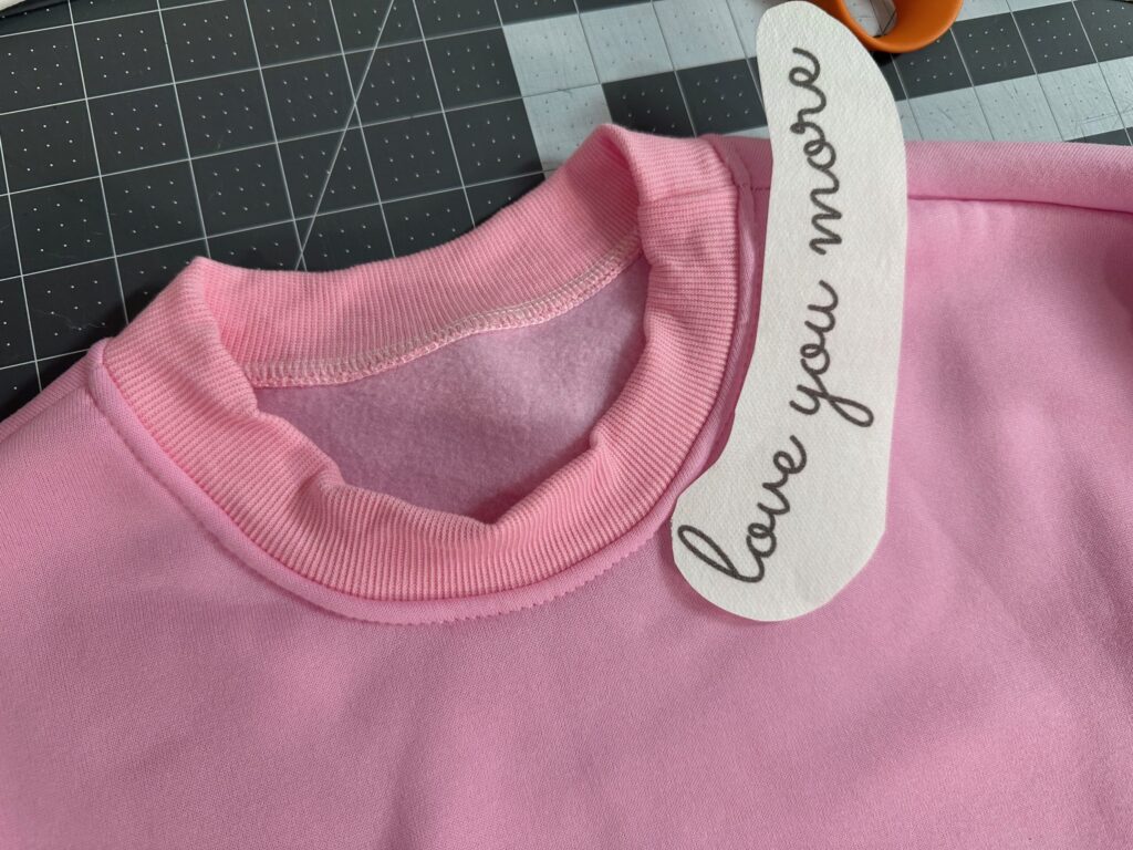 hand embroidered neckline design placement