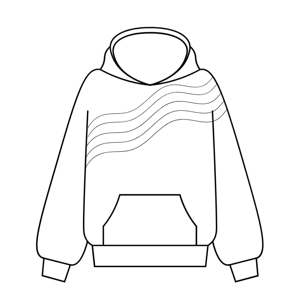 wavy Aviator Nation sweatshirt template example