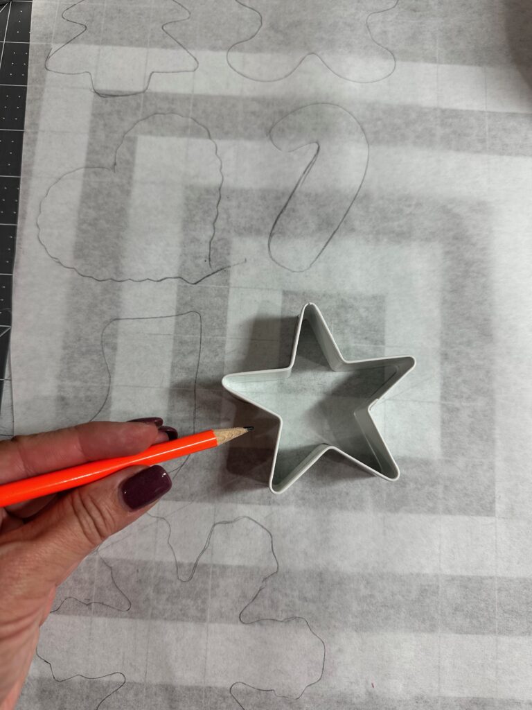 tracing cookie cutter for appliqué template