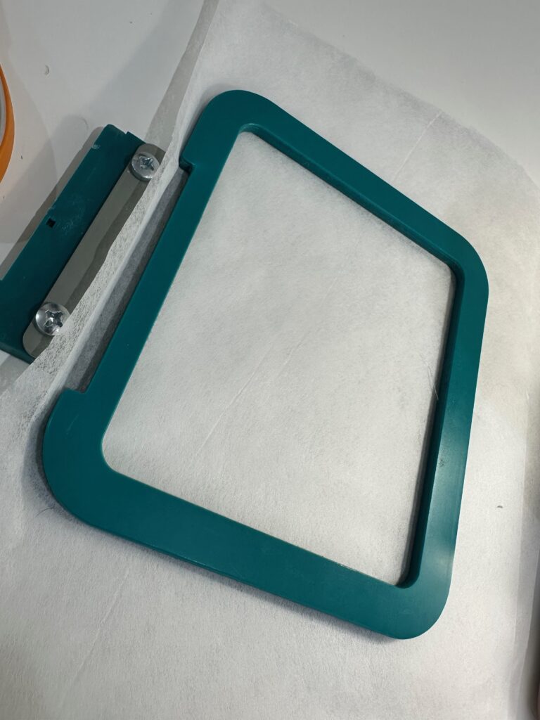 hooping Tear-Easy stabilizer