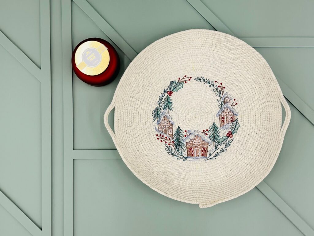 Rope Tray for the Holidays