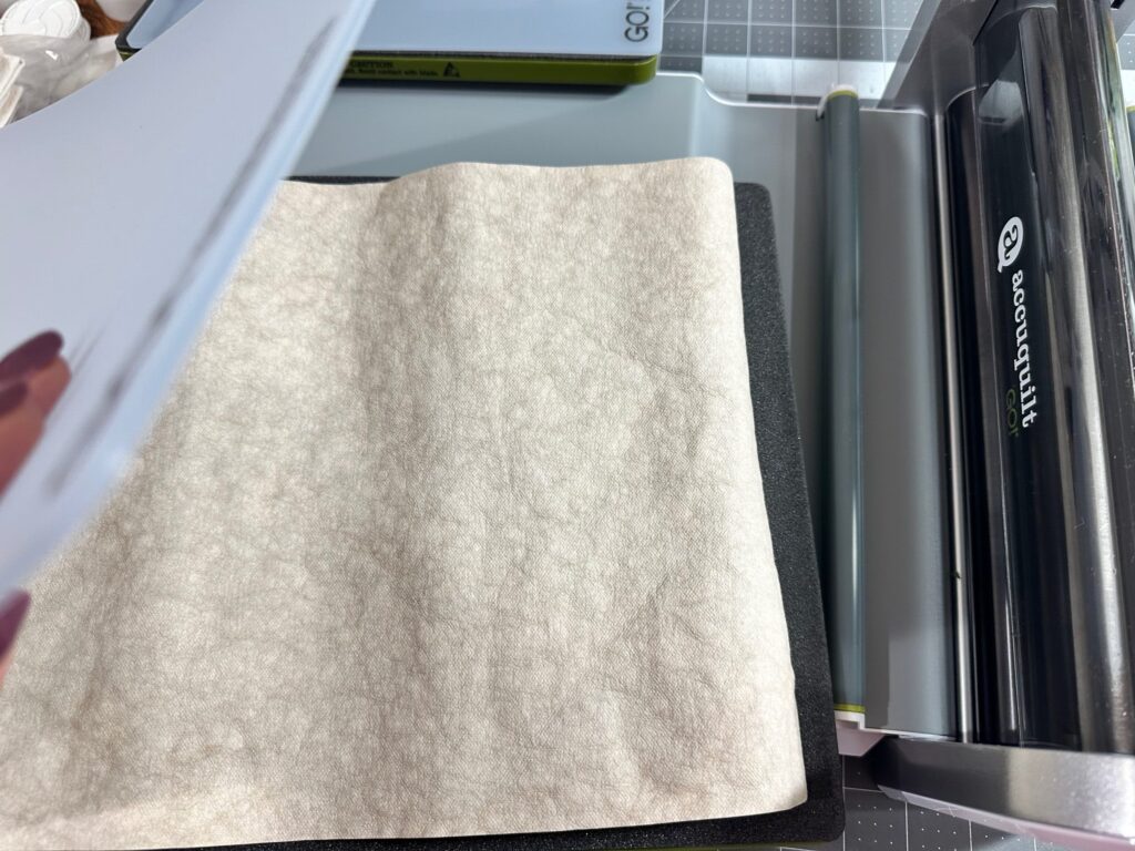 Kraft-tex on Die board